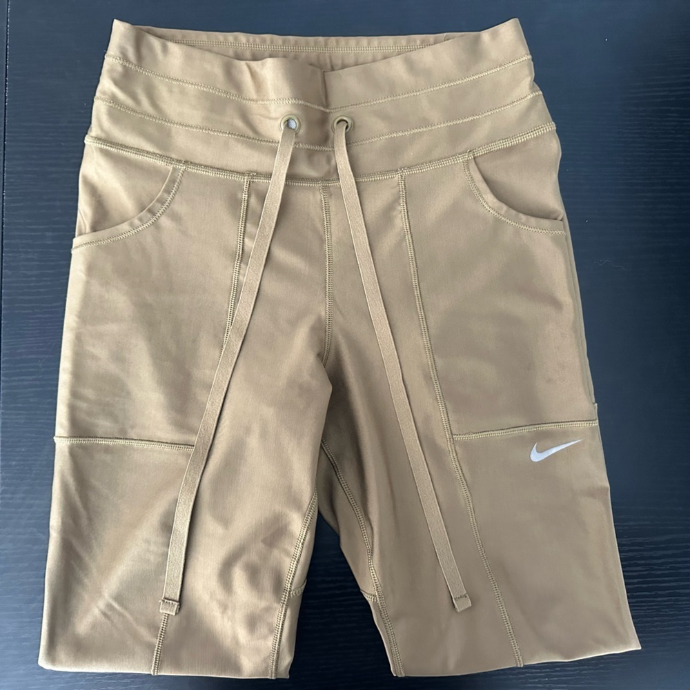 Nike Metallic Gold Track Pants - Picture 3 of 5
